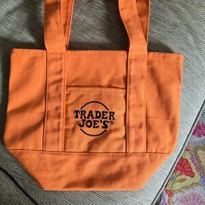 Mini Trader Joe's Orange Tote - New without Tags